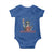 Funny Bitches Love Independence 4th Of July Baby Onesie Retro Statue Of Liberty - Wonder Print Shop