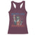 Funny Bitches Love Independence 4th Of July Racerback Tank Top Retro Statue Of Liberty - Wonder Print Shop