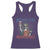 Funny Bitches Love Independence 4th Of July Racerback Tank Top Retro Statue Of Liberty - Wonder Print Shop