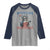 Funny Bitches Love Independence 4th Of July Raglan Shirt Retro Statue Of Liberty - Wonder Print Shop