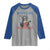 Funny Bitches Love Independence 4th Of July Raglan Shirt Retro Statue Of Liberty - Wonder Print Shop