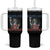 Funny Bitches Love Independence 4th Of July Tumbler With Handle Retro Statue Of Liberty - Wonder Print Shop