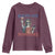 Funny Bitches Love Independence 4th Of July Youth Sweatshirt Retro Statue Of Liberty - Wonder Print Shop