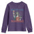 Funny Bitches Love Independence 4th Of July Youth Sweatshirt Retro Statue Of Liberty - Wonder Print Shop