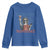 Funny Bitches Love Independence 4th Of July Youth Sweatshirt Retro Statue Of Liberty - Wonder Print Shop