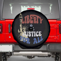 Funny 4th of July Liberty And Justice For All Spare Tire Cover Statue Of Liberty - Wonder Print Shop