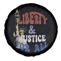 Funny 4th of July Liberty And Justice For All Spare Tire Cover Statue Of Liberty - Wonder Print Shop