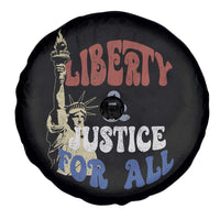 Funny 4th of July Liberty And Justice For All Spare Tire Cover Statue Of Liberty - Wonder Print Shop