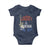 Funny 4th of July Liberty And Justice For All Baby Onesie Statue Of Liberty - Wonder Print Shop