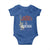 Funny 4th of July Liberty And Justice For All Baby Onesie Statue Of Liberty - Wonder Print Shop