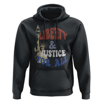 Funny 4th of July Liberty And Justice For All Hoodie Statue Of Liberty - Wonder Print Shop