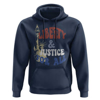 Funny 4th of July Liberty And Justice For All Hoodie Statue Of Liberty - Wonder Print Shop