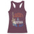 Funny 4th of July Liberty And Justice For All Racerback Tank Top Statue Of Liberty - Wonder Print Shop
