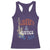 Funny 4th of July Liberty And Justice For All Racerback Tank Top Statue Of Liberty - Wonder Print Shop
