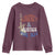 Funny 4th of July Liberty And Justice For All Youth Sweatshirt Statue Of Liberty - Wonder Print Shop