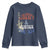 Funny 4th of July Liberty And Justice For All Youth Sweatshirt Statue Of Liberty - Wonder Print Shop