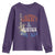 Funny 4th of July Liberty And Justice For All Youth Sweatshirt Statue Of Liberty - Wonder Print Shop