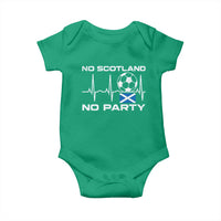 No Scotland No Party Baby Onesie Scotland Football Proud Scottish Fan