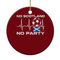 No Scotland No Party Ceramic Ornament Scotland Football Proud Scottish Fan