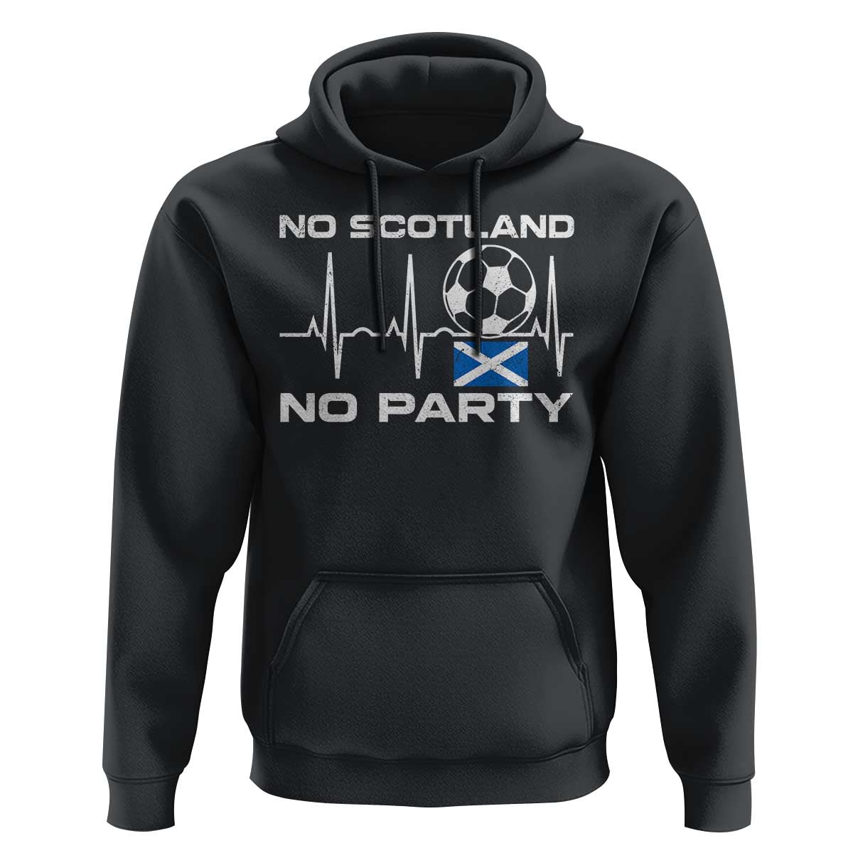 No Scotland No Party Hoodie Scotland Football Proud Scottish Fan