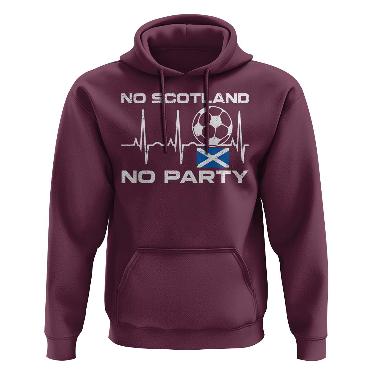 No Scotland No Party Hoodie Scotland Football Proud Scottish Fan