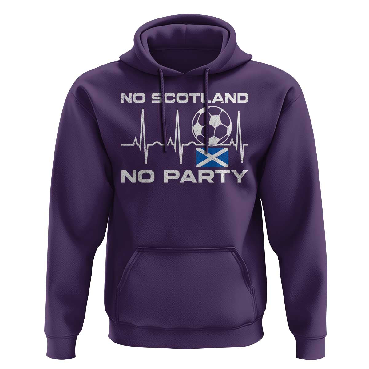 No Scotland No Party Hoodie Scotland Football Proud Scottish Fan