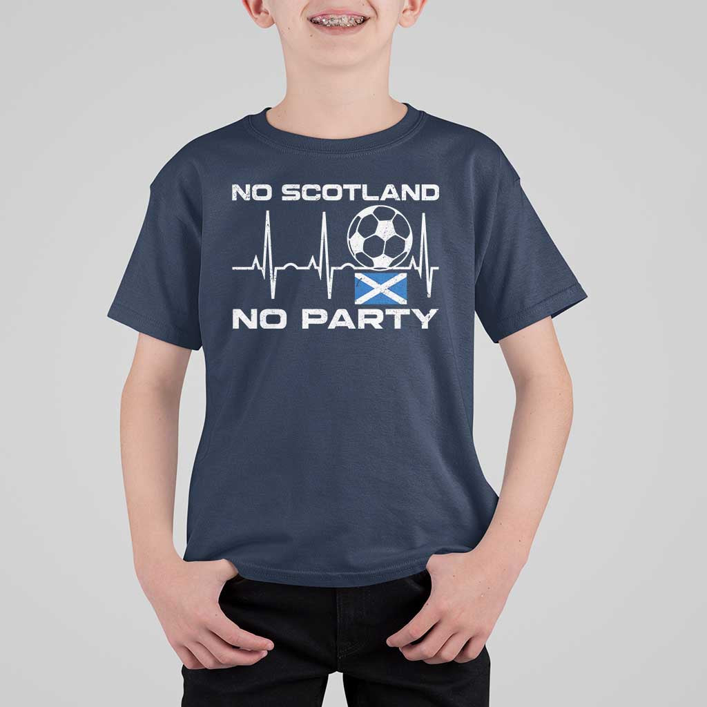 No Scotland No Party T Shirt For Kid Scotland Football Proud Scottish Fan