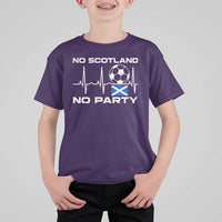No Scotland No Party T Shirt For Kid Scotland Football Proud Scottish Fan