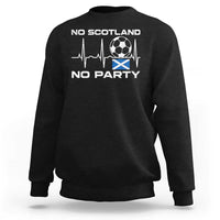No Scotland No Party Sweatshirt Scotland Football Proud Scottish Fan