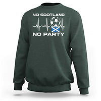 No Scotland No Party Sweatshirt Scotland Football Proud Scottish Fan