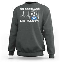 No Scotland No Party Sweatshirt Scotland Football Proud Scottish Fan