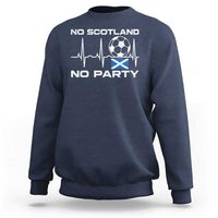 No Scotland No Party Sweatshirt Scotland Football Proud Scottish Fan