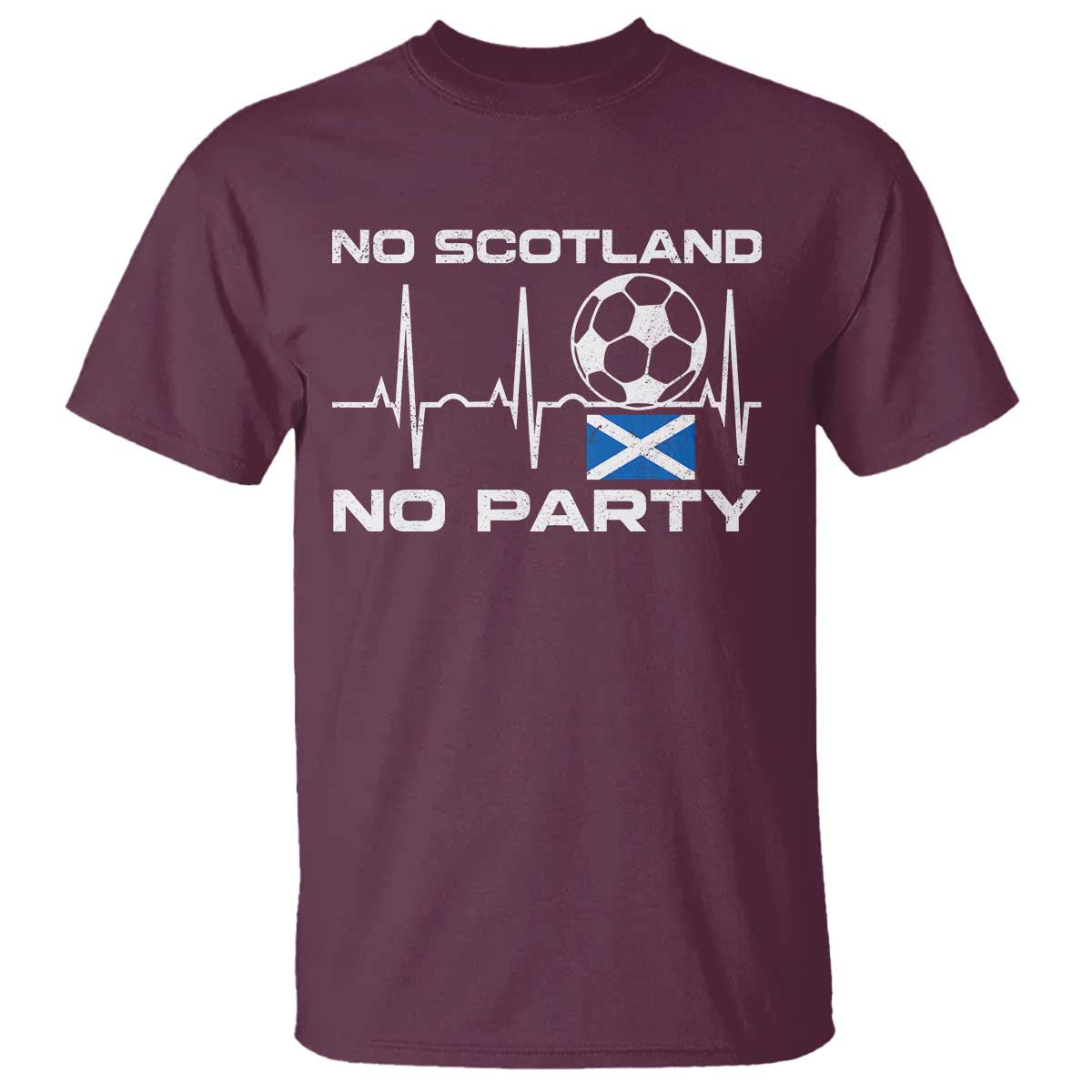 No Scotland No Party T Shirt Scotland Football Proud Scottish Fan