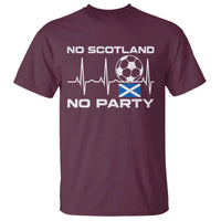 No Scotland No Party T Shirt Scotland Football Proud Scottish Fan
