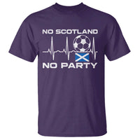 No Scotland No Party T Shirt Scotland Football Proud Scottish Fan