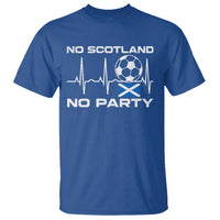 No Scotland No Party T Shirt Scotland Football Proud Scottish Fan