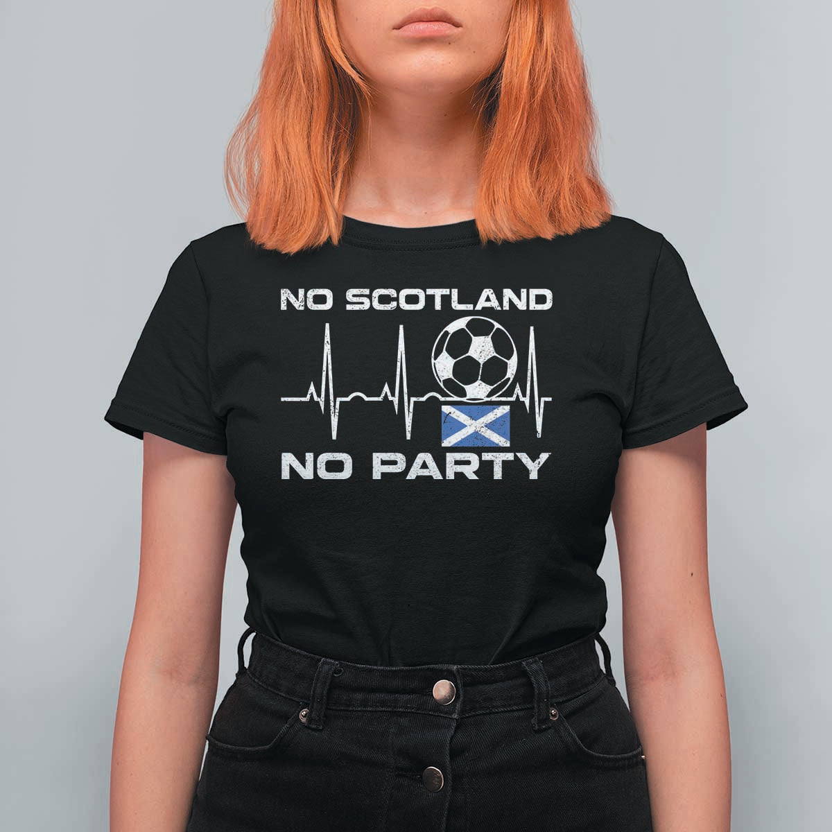 No Scotland No Party T Shirt For Women Scotland Football Proud Scottish Fan