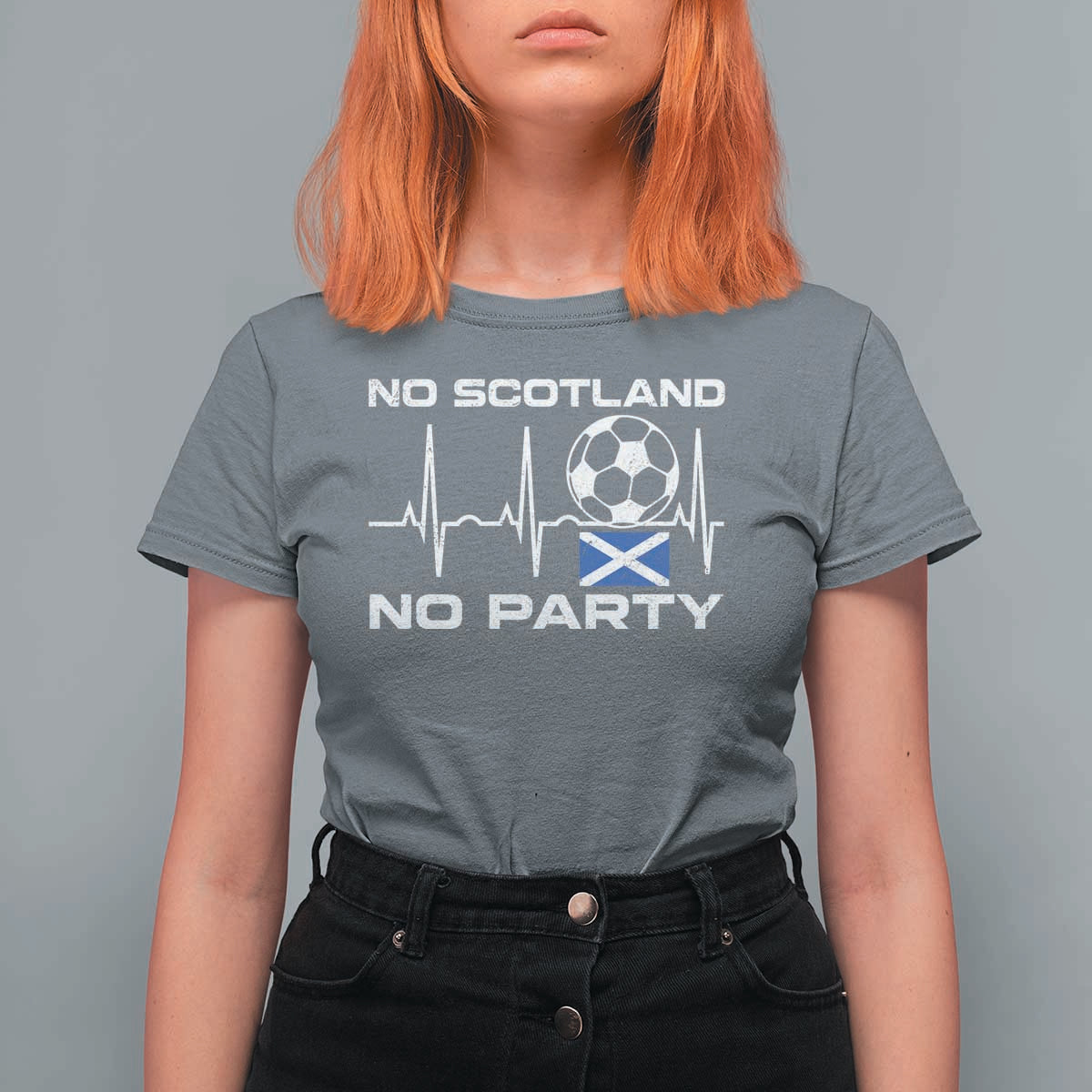 No Scotland No Party T Shirt For Women Scotland Football Proud Scottish Fan