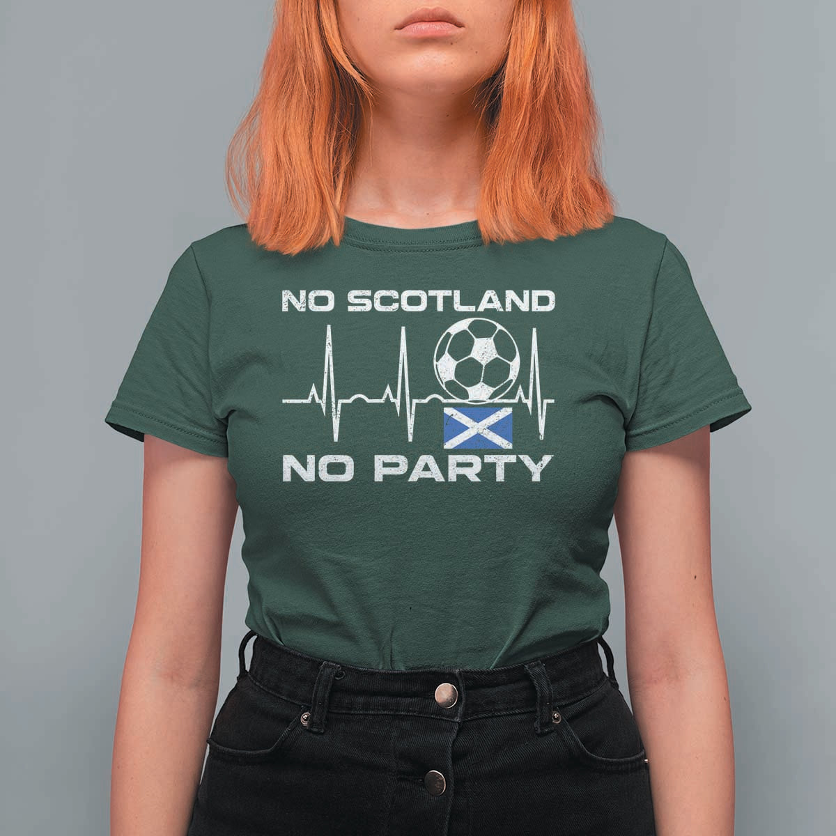 No Scotland No Party T Shirt For Women Scotland Football Proud Scottish Fan