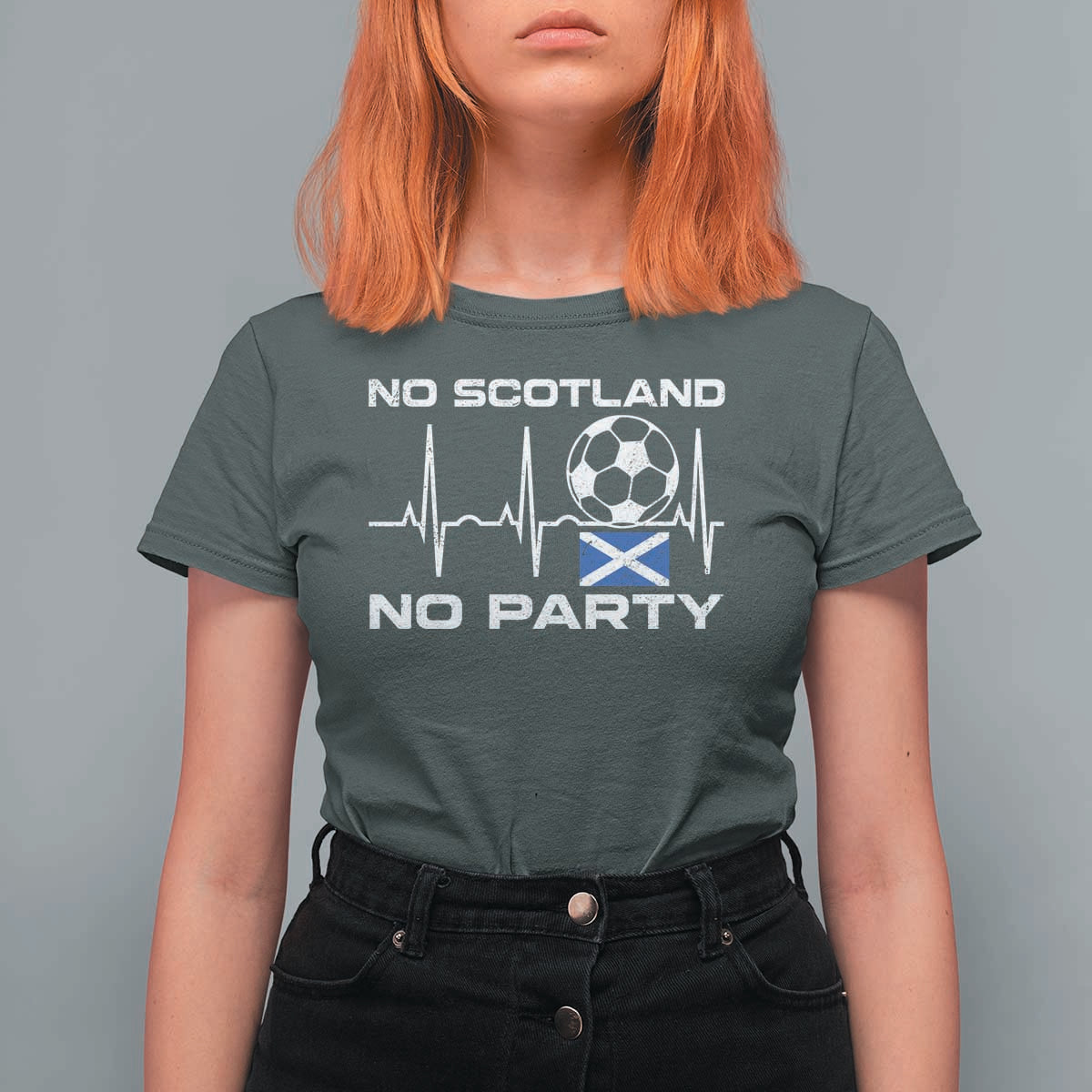 No Scotland No Party T Shirt For Women Scotland Football Proud Scottish Fan