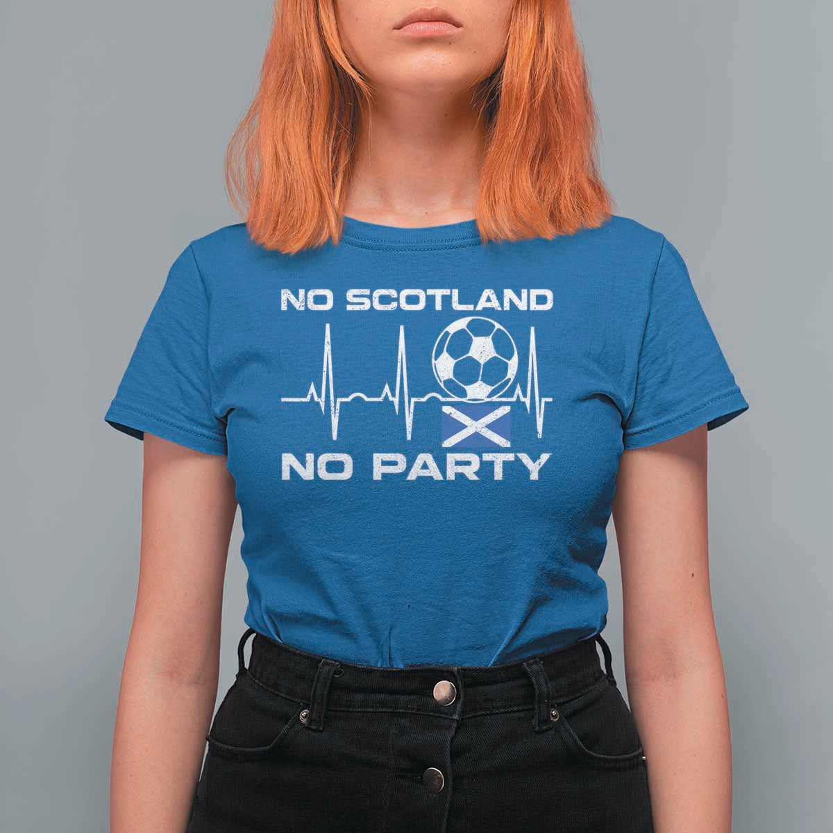 No Scotland No Party T Shirt For Women Scotland Football Proud Scottish Fan