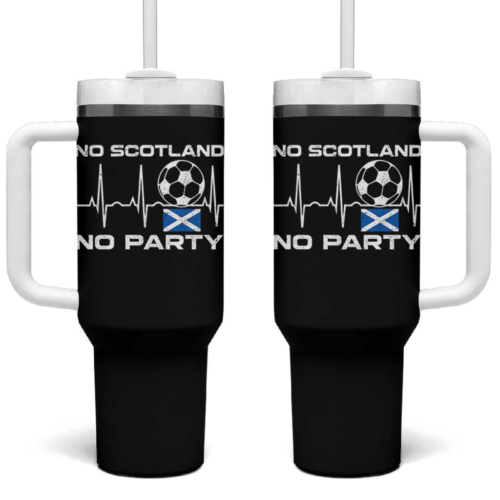 No Scotland No Party Tumbler With Handle Scotland Football Proud Scottish Fan