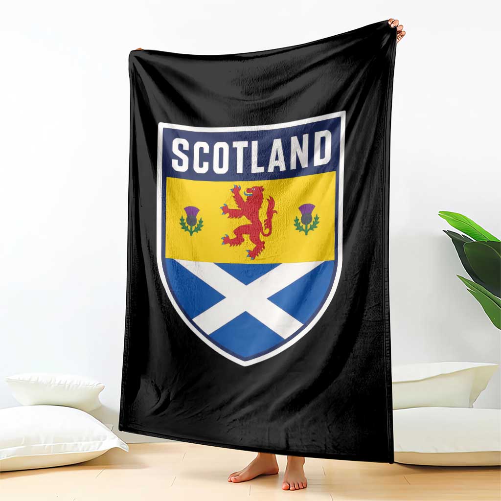 Scottish Rampant Lion Scotland Coat of Arms National Pride Throw Blanket