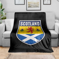 Scottish Rampant Lion Scotland Coat of Arms National Pride Throw Blanket