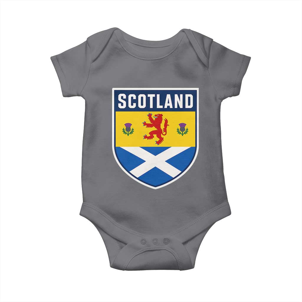 Scottish Rampant Lion Scotland Coat of Arms National Pride Baby Onesie