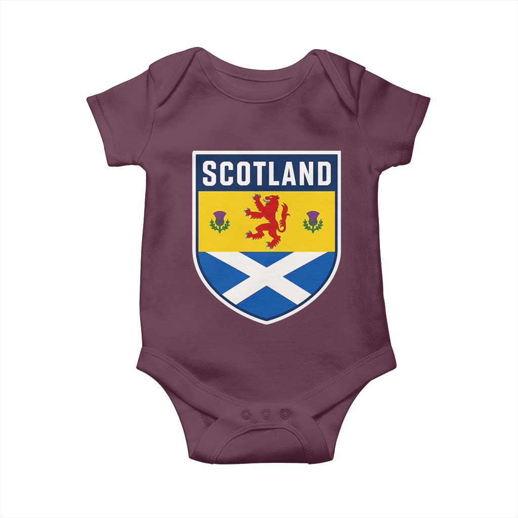 Scottish Rampant Lion Scotland Coat of Arms National Pride Baby Onesie
