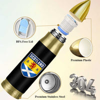 Scottish Rampant Lion Scotland Coat of Arms National Pride Bullet Tumbler