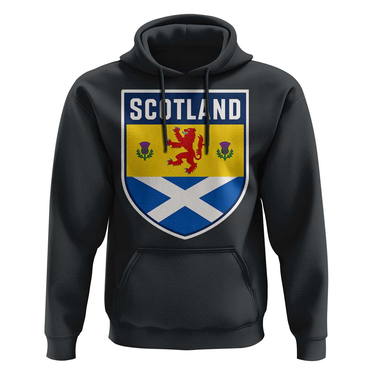 Scottish Rampant Lion Scotland Coat of Arms National Pride Hoodie