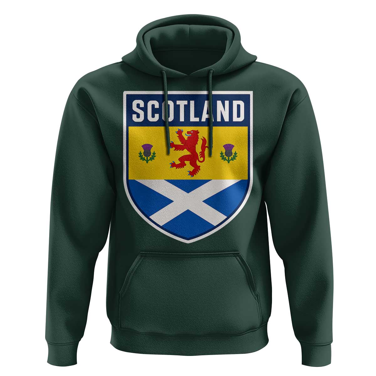 Scottish Rampant Lion Scotland Coat of Arms National Pride Hoodie