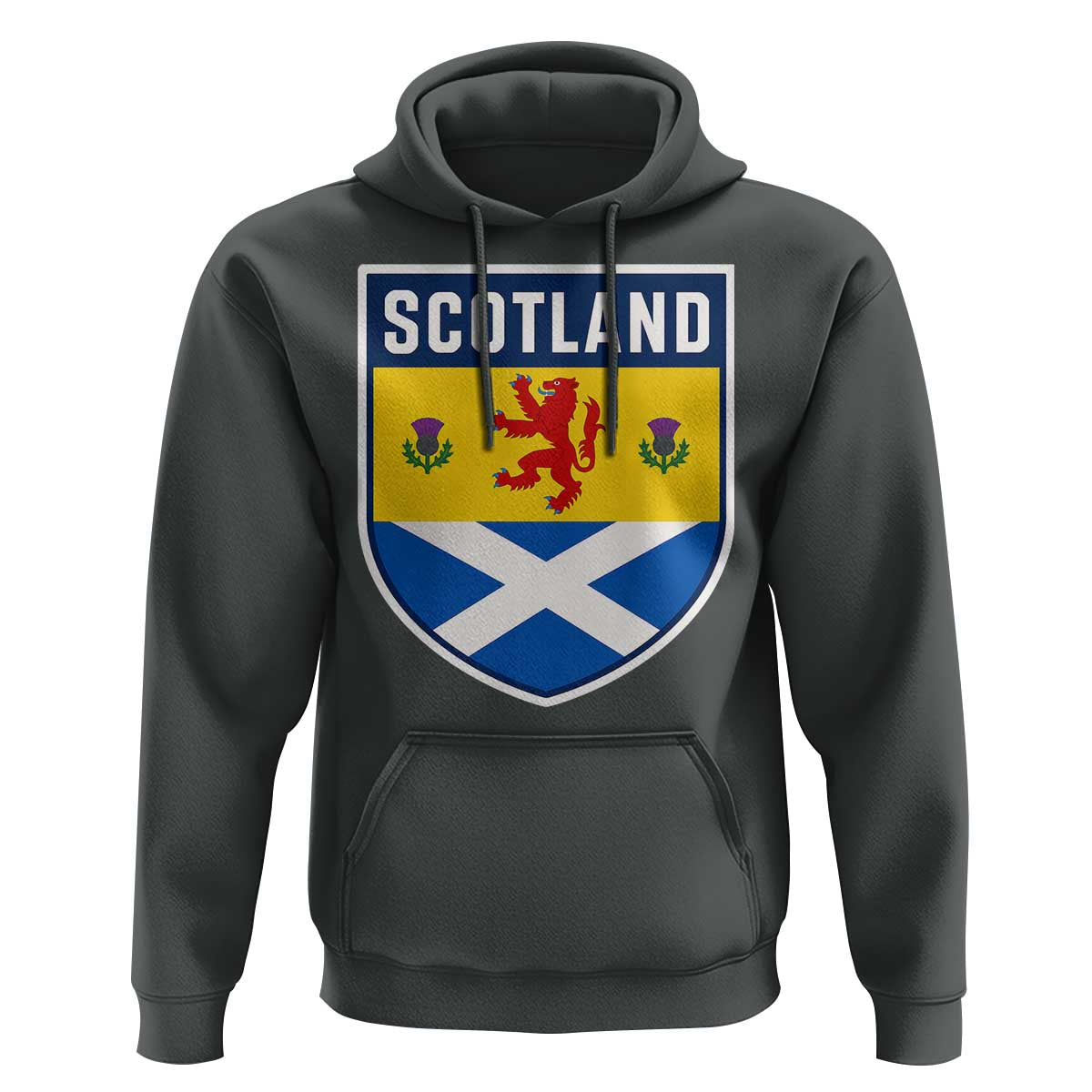 Scottish Rampant Lion Scotland Coat of Arms National Pride Hoodie